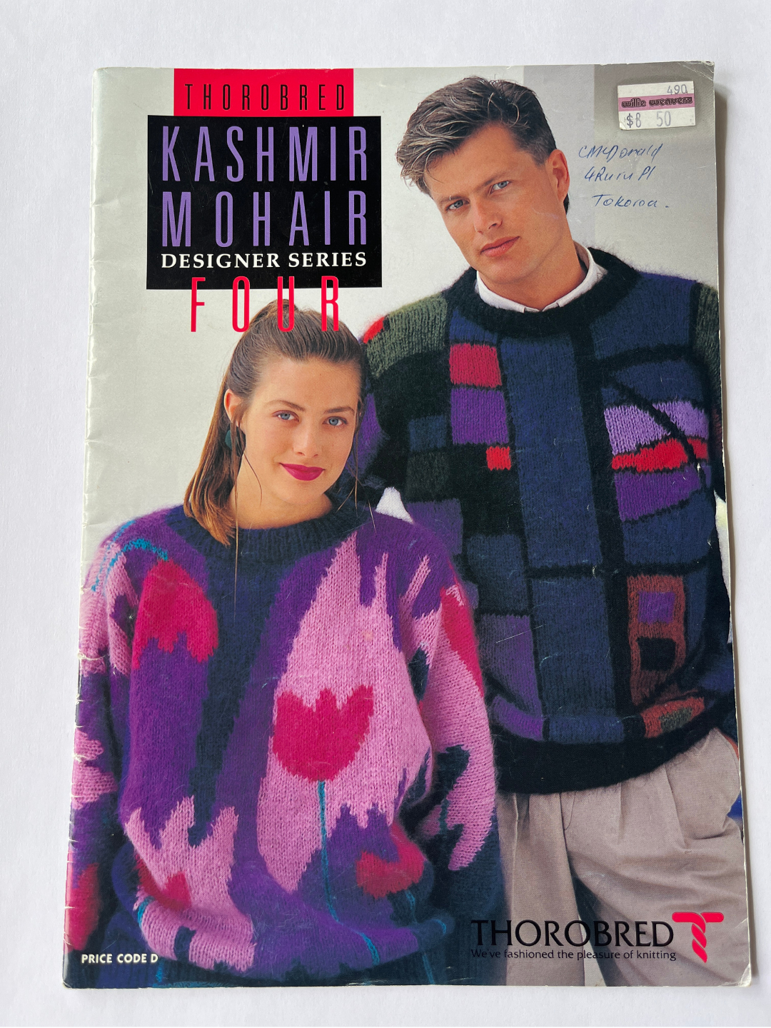 Vintage Thorobred Kashmir Mohair Designer Series Four - Mohair Knitting Pattern Booklet