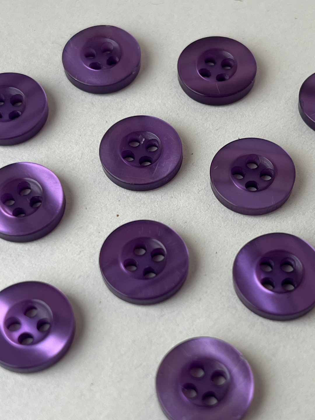 Shiny Purple Buttons
