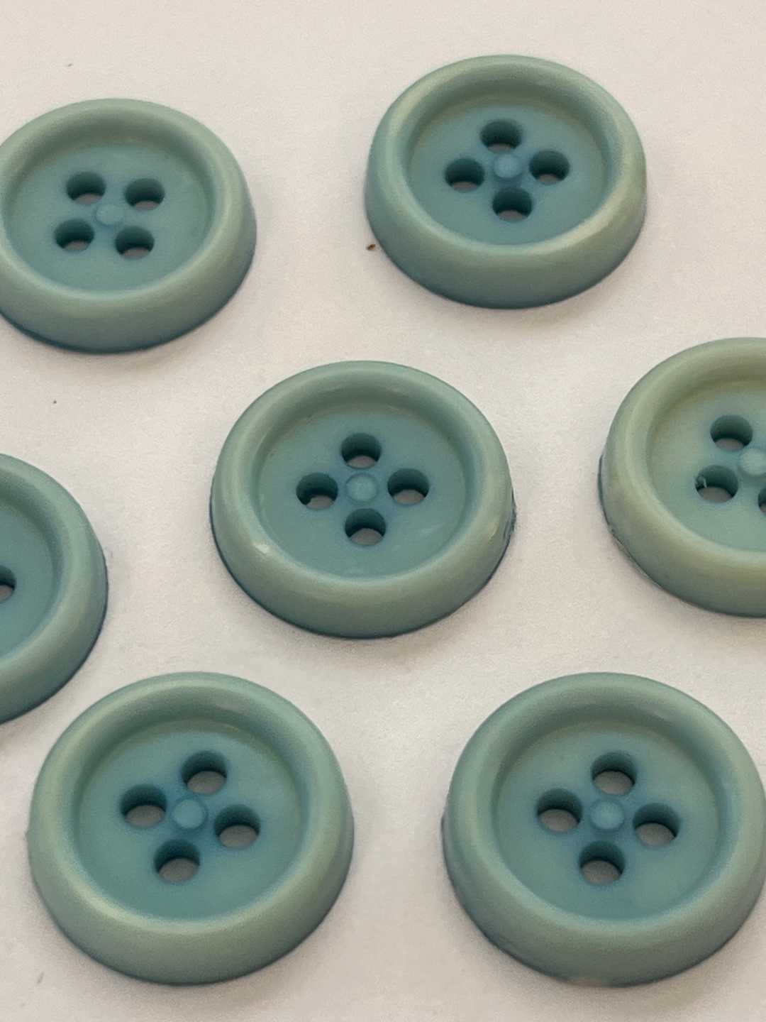 Faded Teal Buttons