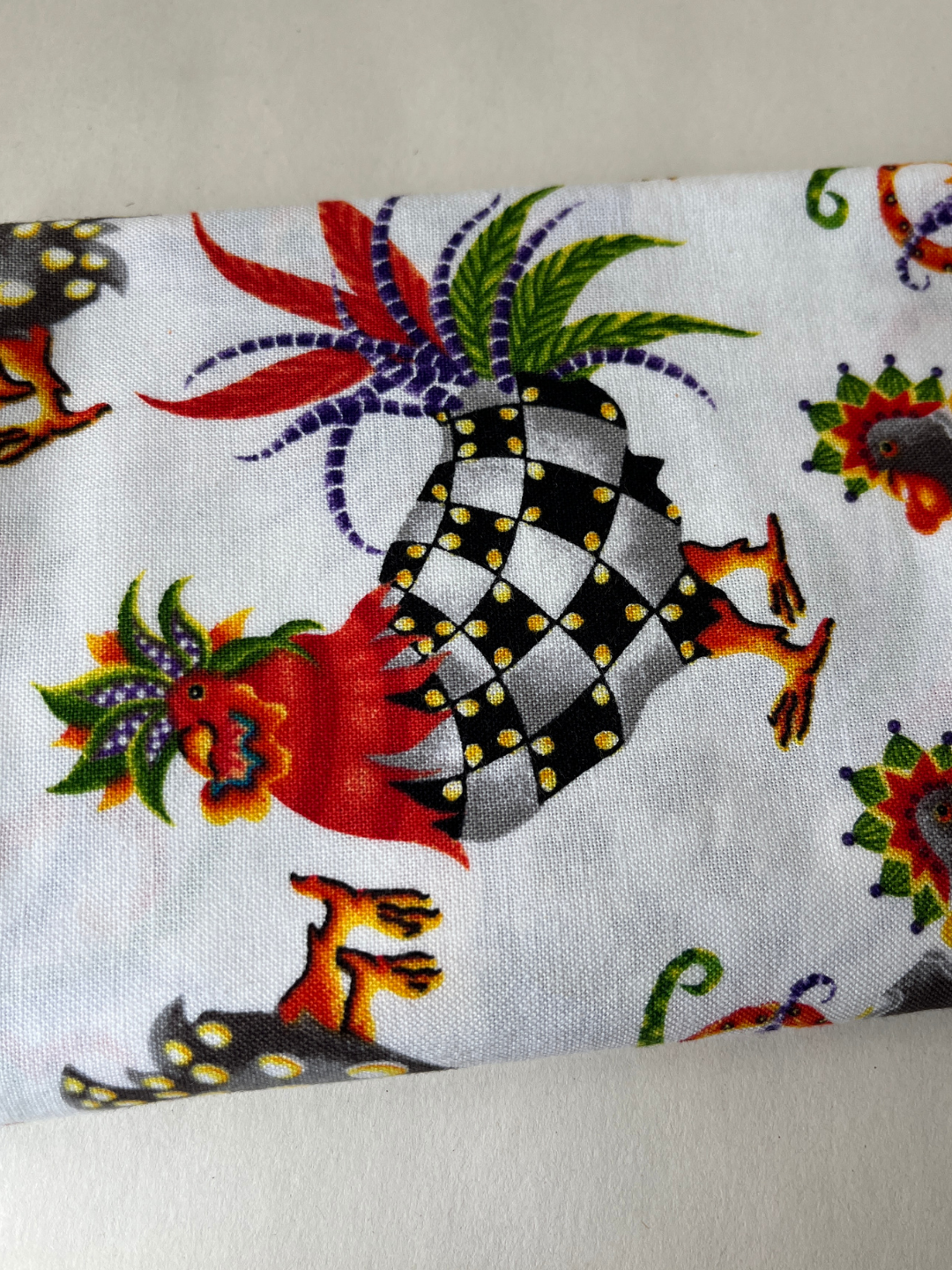 Party Chickens Patchwork Quilt Fabric