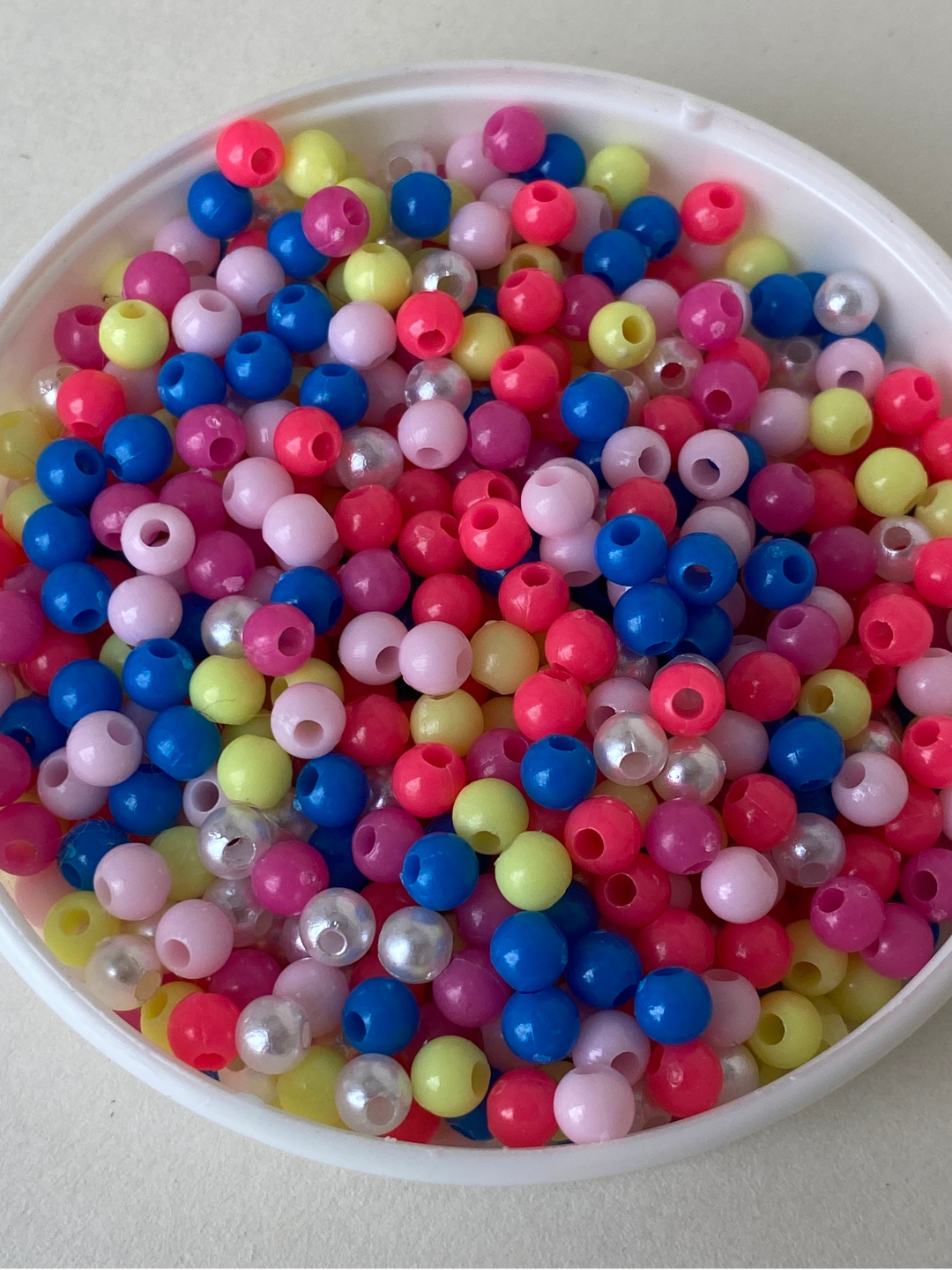 Mixed Colour Round Beads for Bracelets & Jewellery – Pre-Loved