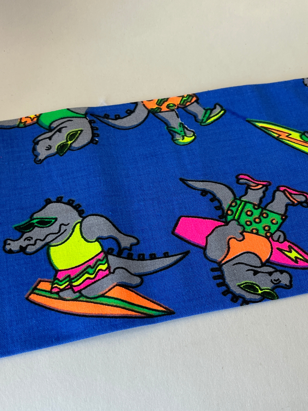 Cool Crocodile 90s Fabric
