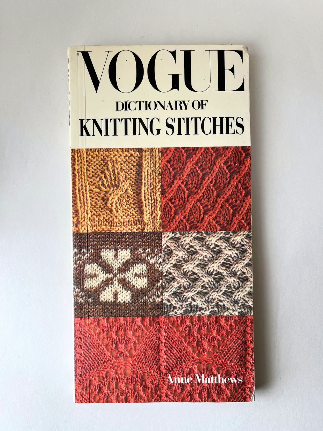 Vogue Dictionary of Knitting Stitches by Anne Matthews