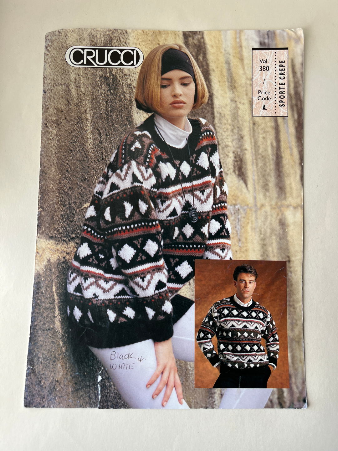 Crucci Knitting Pattern Volume 380 Sporte Crepe