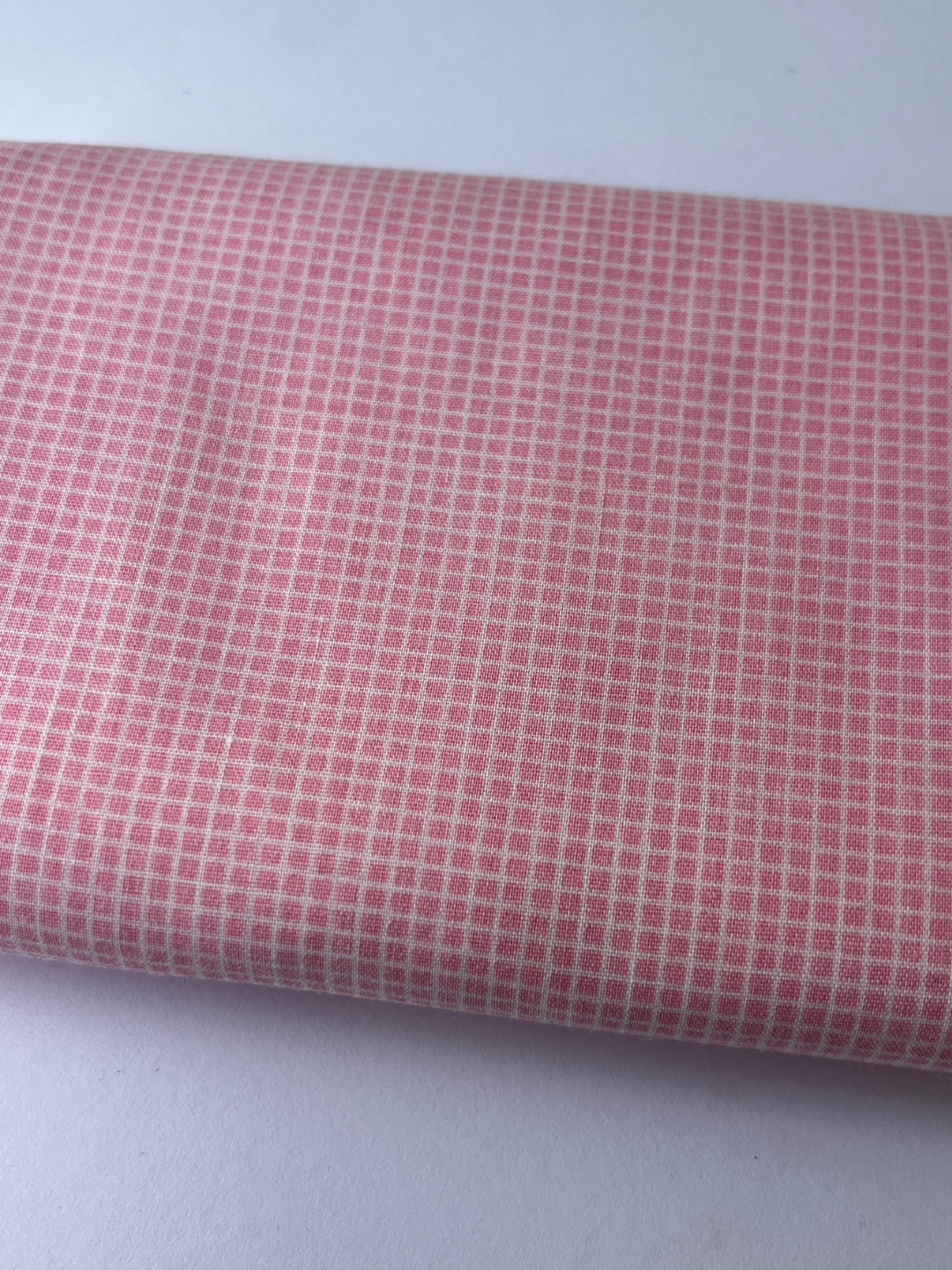Pink Square Patchwork Quilt Fabric