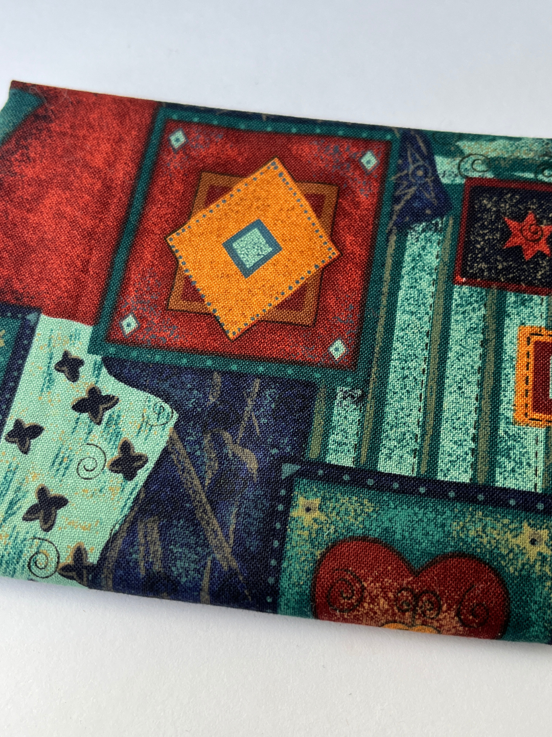 Vintage English Collection Patchwork Quilt Fabric