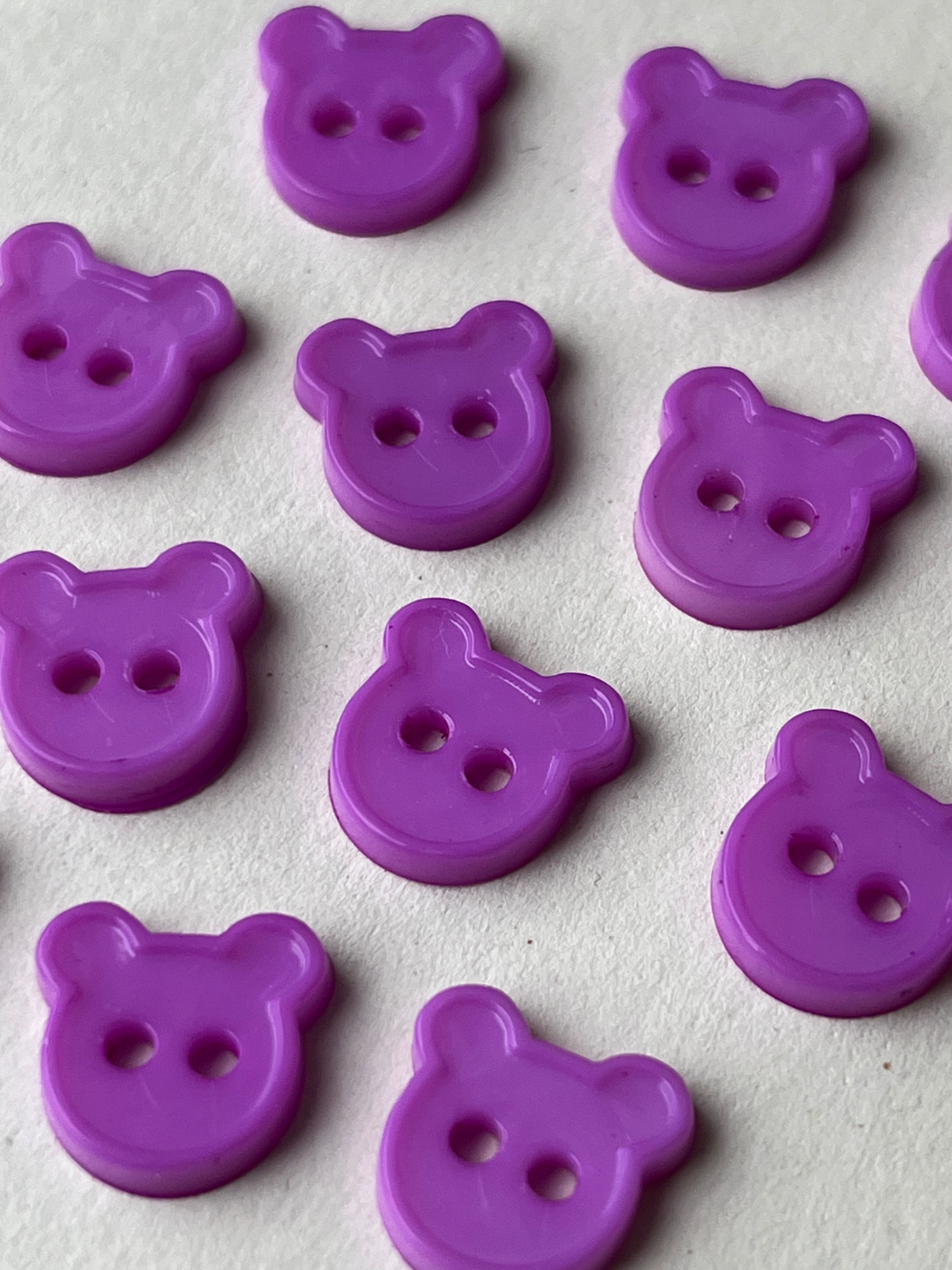 Purple Teddy Buttons