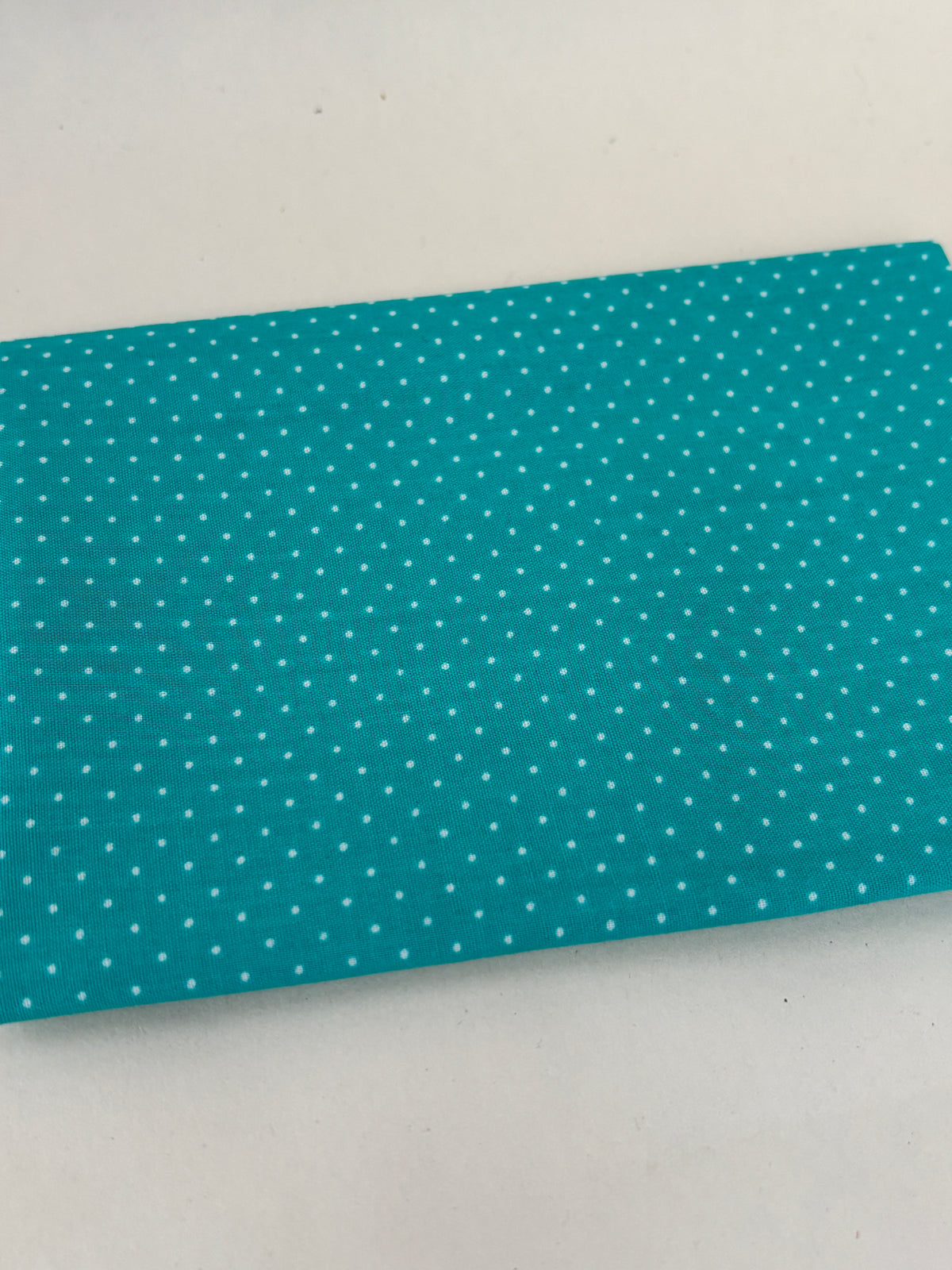 Teal Polka Dot Patchwork Quilting Fabric