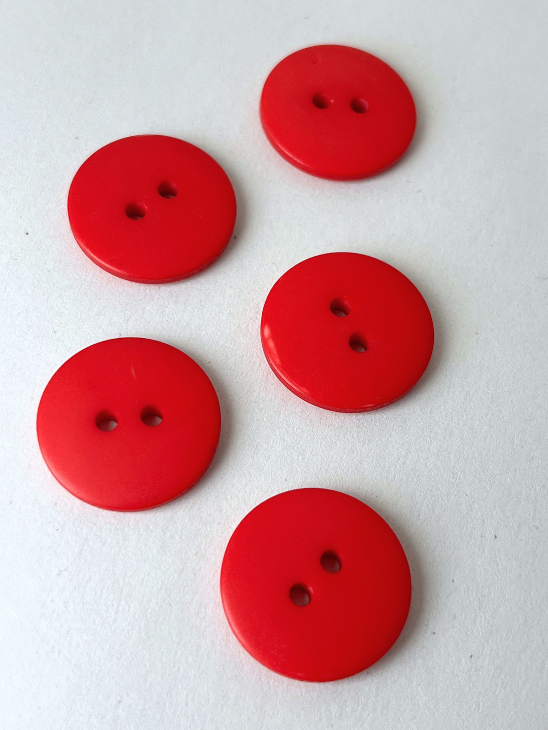 Plain Red Buttons