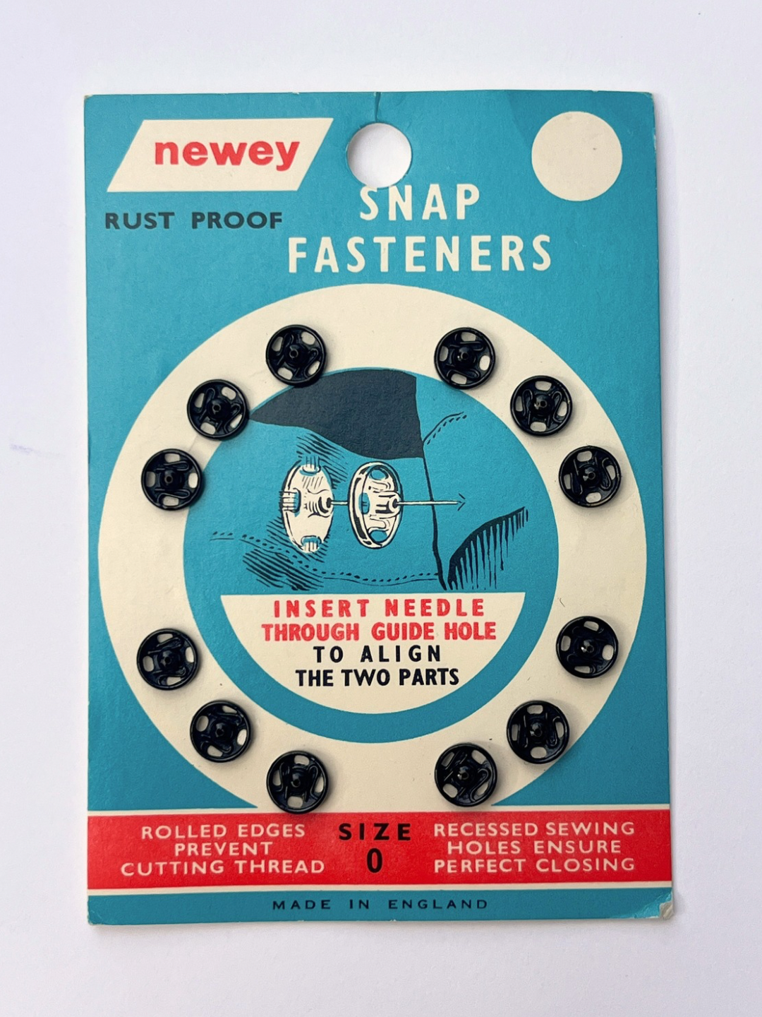 Vintage Snap Fasteners - Size 0 image 0