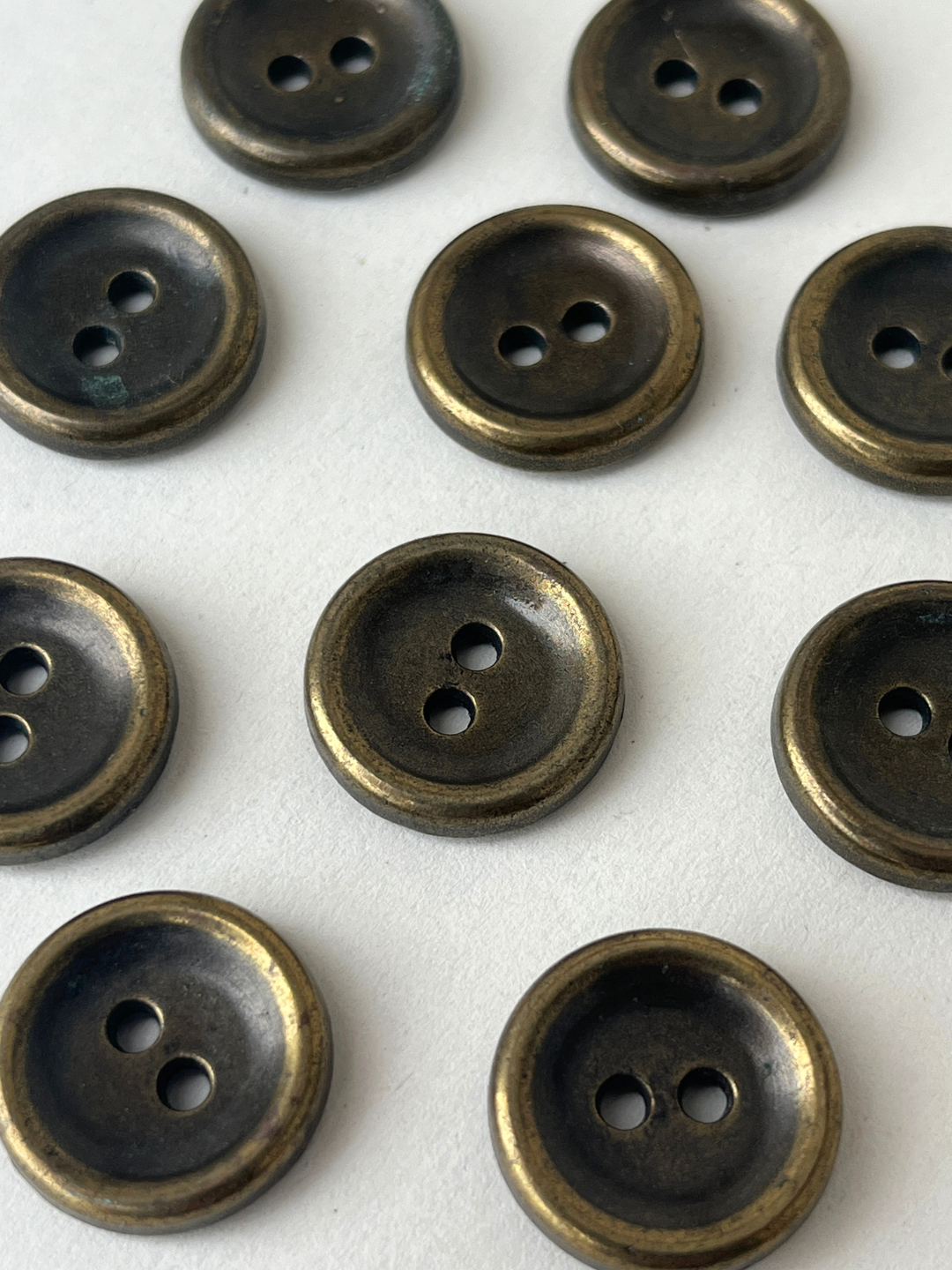 Vintage Brass Look Buttons