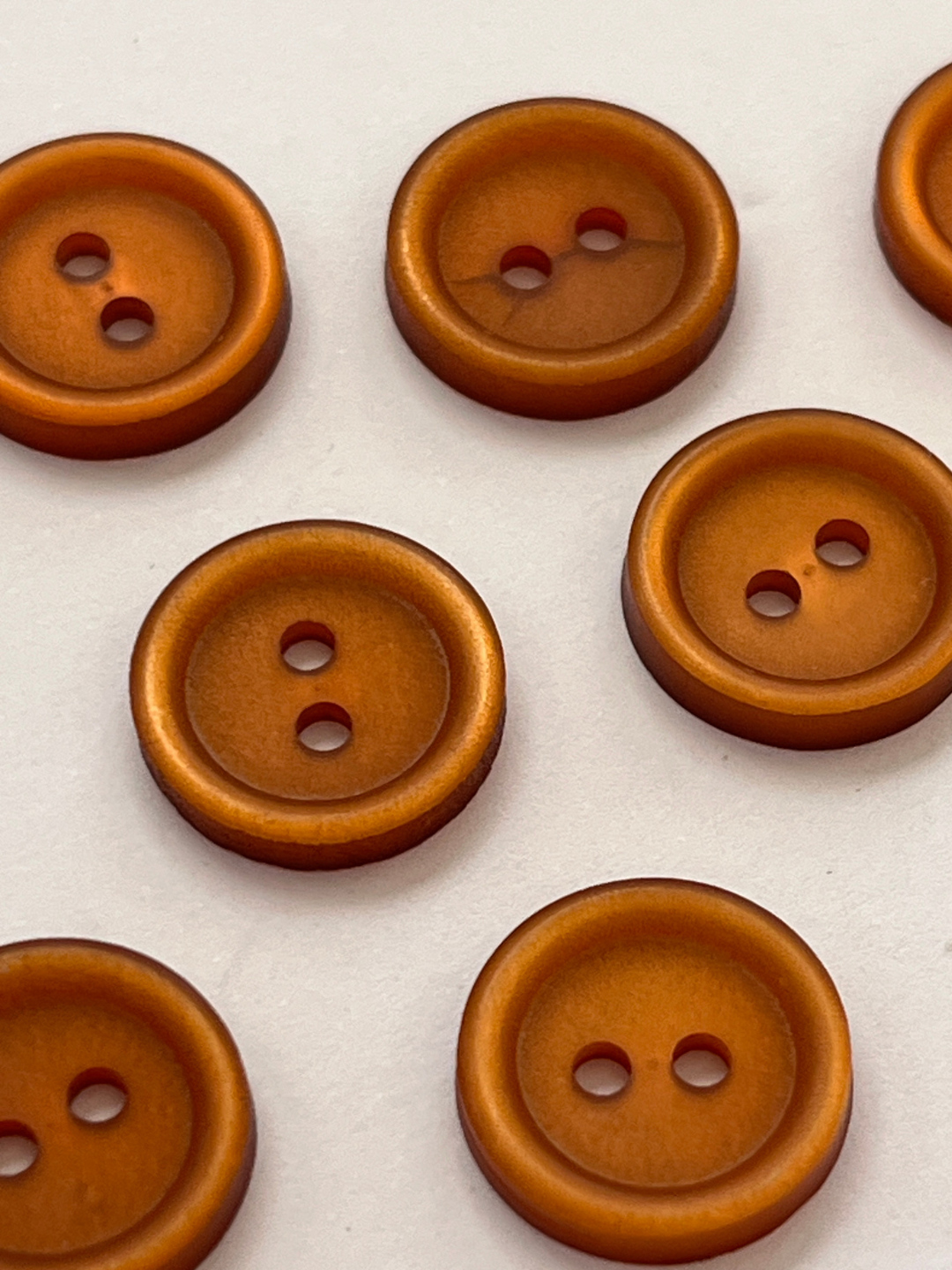 Burnt Orange Buttons