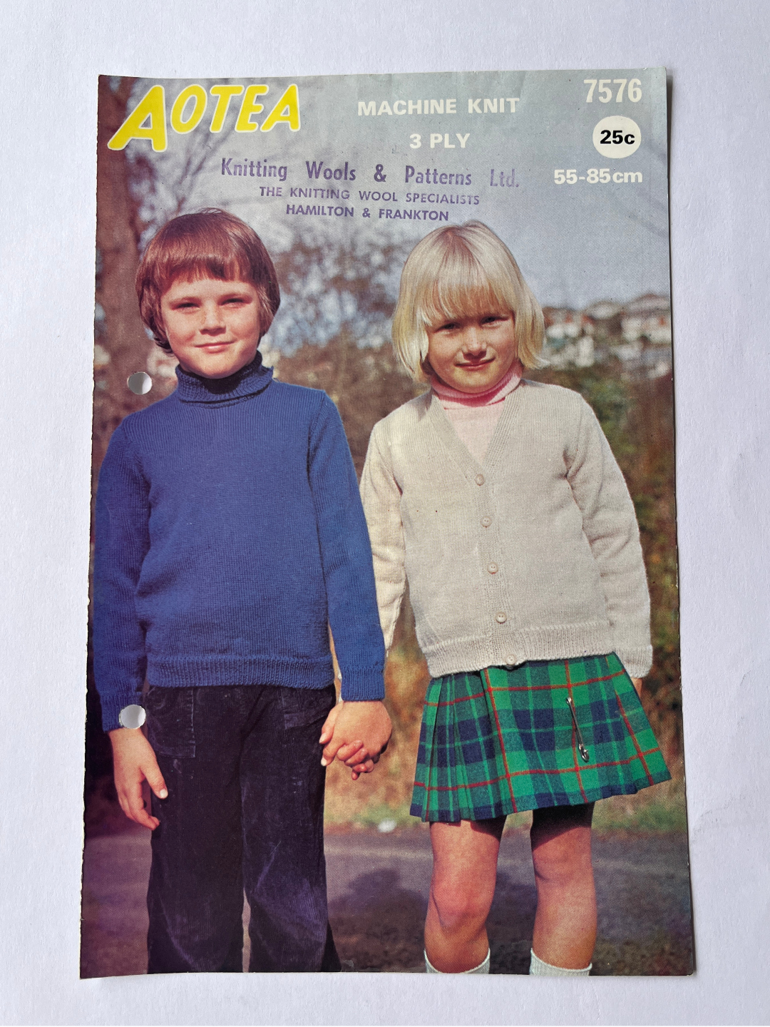 Vintage Kids Cardigan and Sweater Knitting Pattern